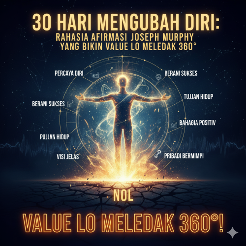 30 Hari Mengubah Diri dari Nol: Rahasia Afirmasi Joseph Murphy yang Bikin Value Lo Meledak 360°