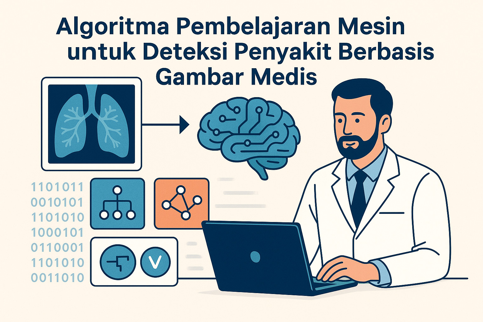 Algoritma pembelajaran mesin untuk deteksi penyakit berbasis gambar medis