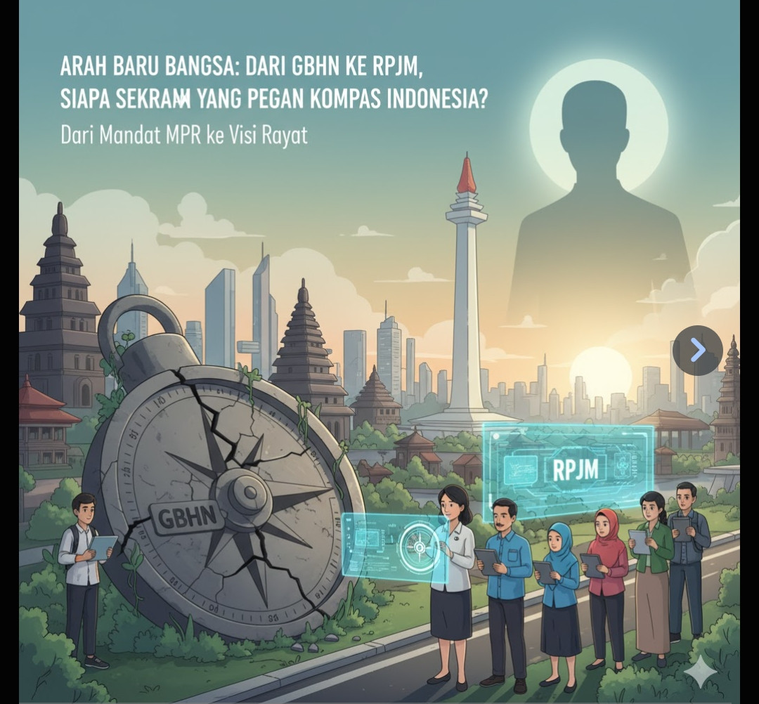 🏛️ Arah Baru Bangsa: Dari GBHN ke RPJM, Siapa Sekarang yang Pegang Kompas Indonesia?