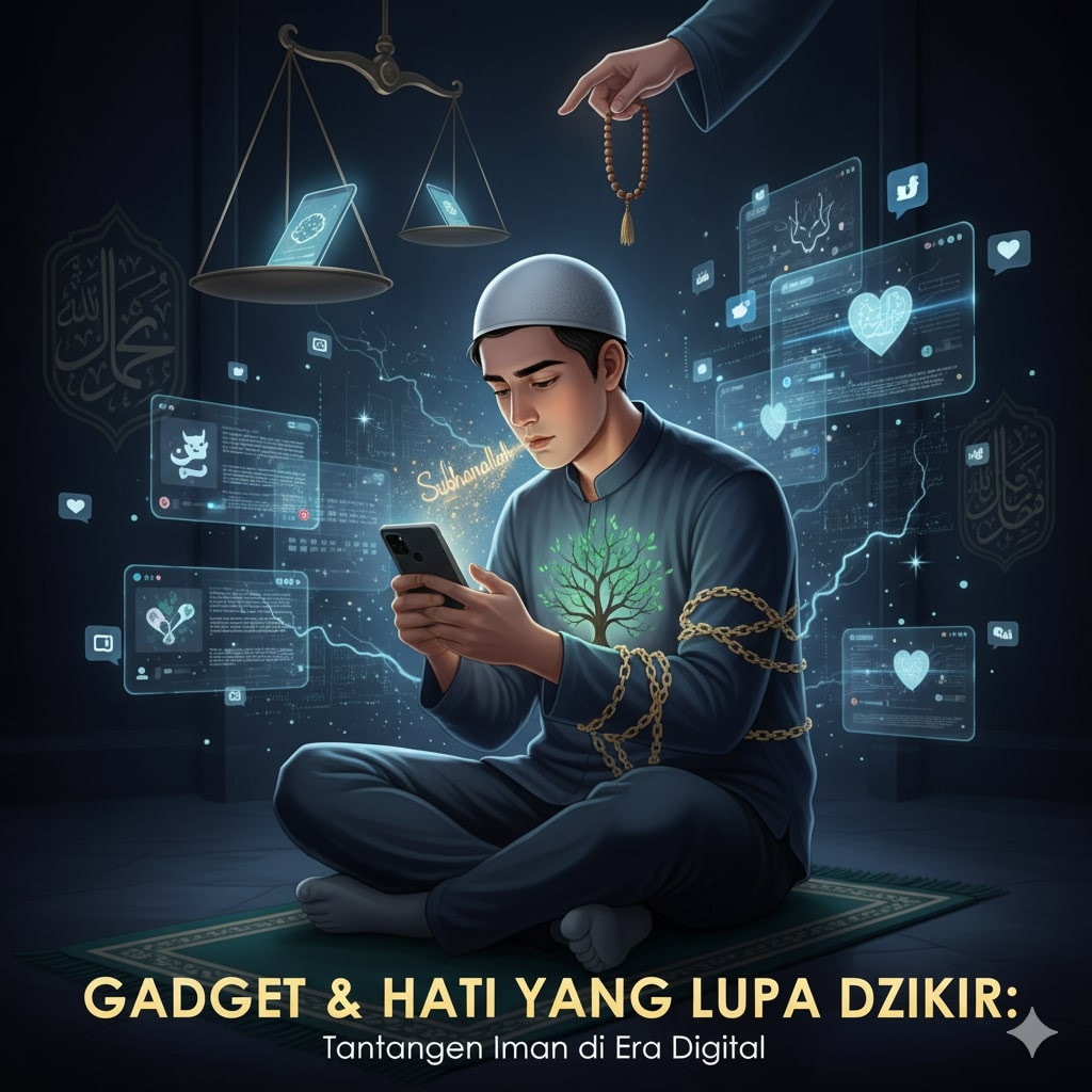 Gadget dan Hati yang Lupa Dzikir: Tantangan Iman di Era Digital