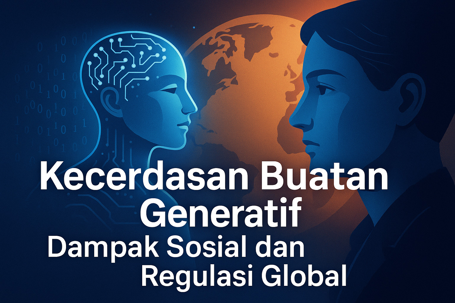 Kecerdasan buatan generatif: dampak sosial dan regulasi global