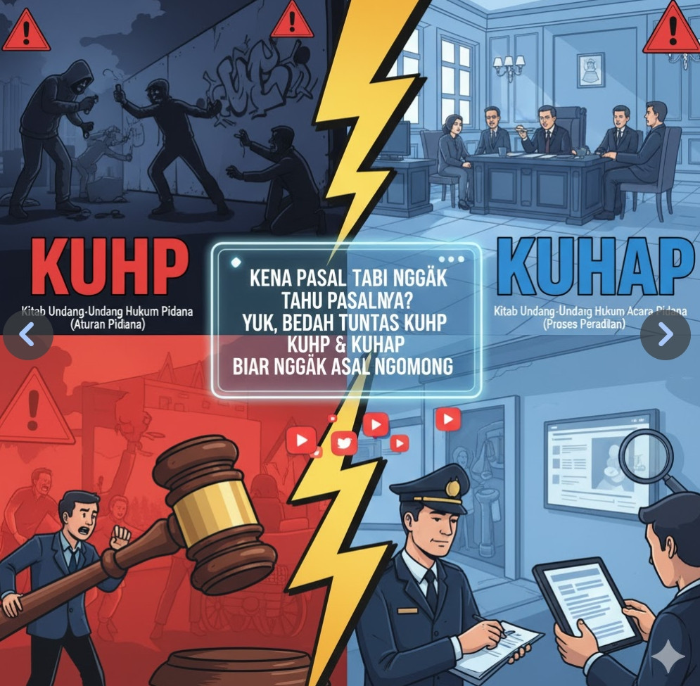 🚓 Kena Pasal Tapi Nggak Tahu Pasalnya? Yuk, Bedah Tuntas KUHP & KUHAP Biar Nggak Asal Ngomong