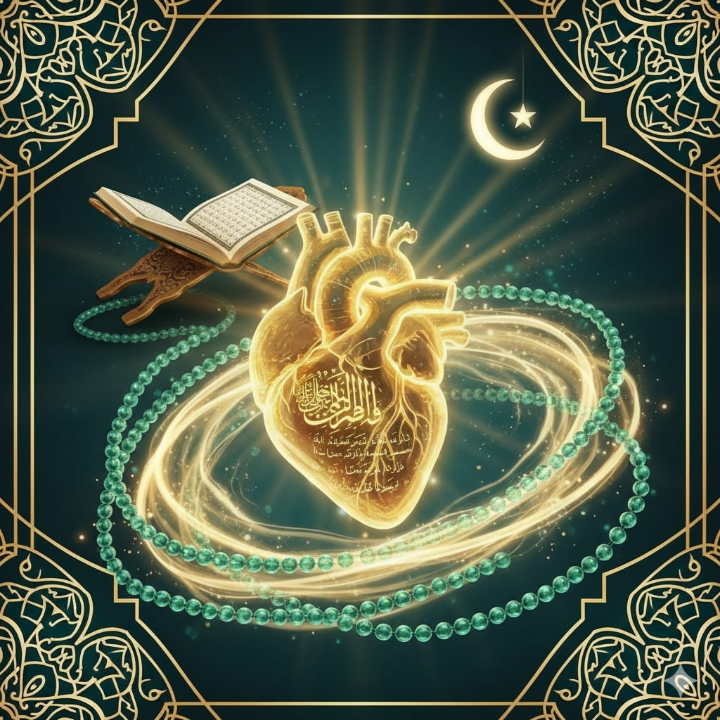 Mengenal Surah Al-Ikhlas dalam 7 Hari: Rahasia Selamat Dunia Akhirat, 💨 Hari 6 — Nafas dan Dzikir: Menghidupkan Al-Ikhlas di Dalam Diri