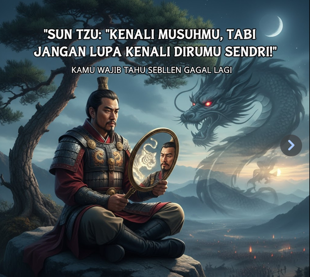 🐉 Sun Tzu Bilang: Kenali Musuhmu, Tapi Jangan Lupa Kenali Dirimu Sendiri! — Kamu Wajib Tahu Sebelum Gagal Lagi
