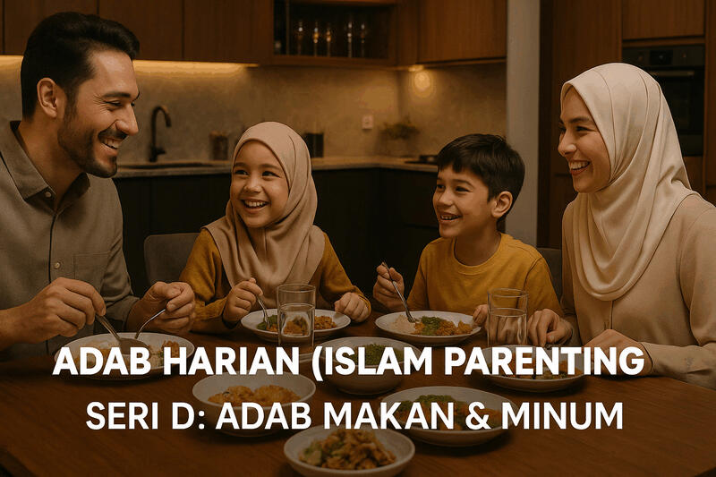Adab Harian (Islam Parenting) SERI D : ADAB MAKAN & MINUM