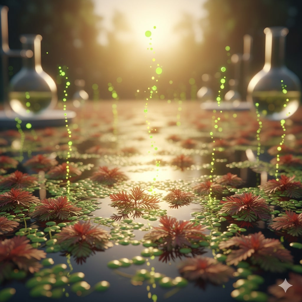 Azolla & Wolffia sebagai Mesin Energi Hijau: Bahan Bakar Cair dari Tanaman Mikro yang Tumbuh Gratis di Air