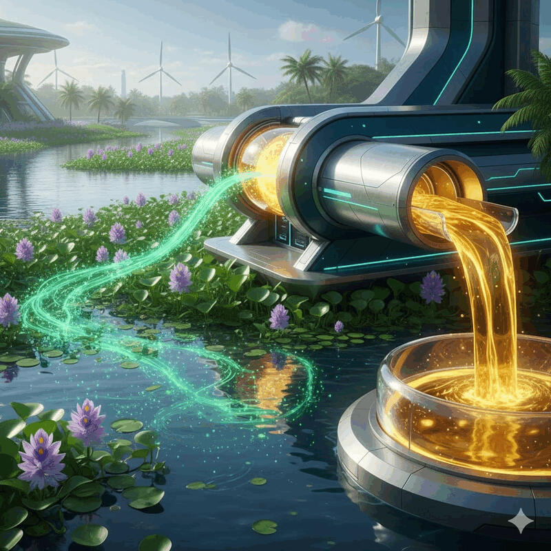 Dari Danau ke Tangki Mesin: Teknologi Baru Mengubah Eceng Gondok Jadi Pengganti Bensin