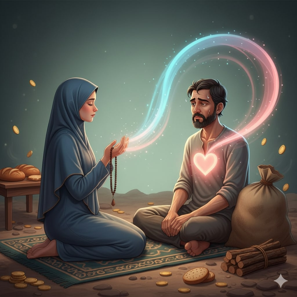 DOA ISTRI, Hari 4 : Doa Istri untuk Menenangkan Hati Suami Saat Lelah Mencari Nafkah