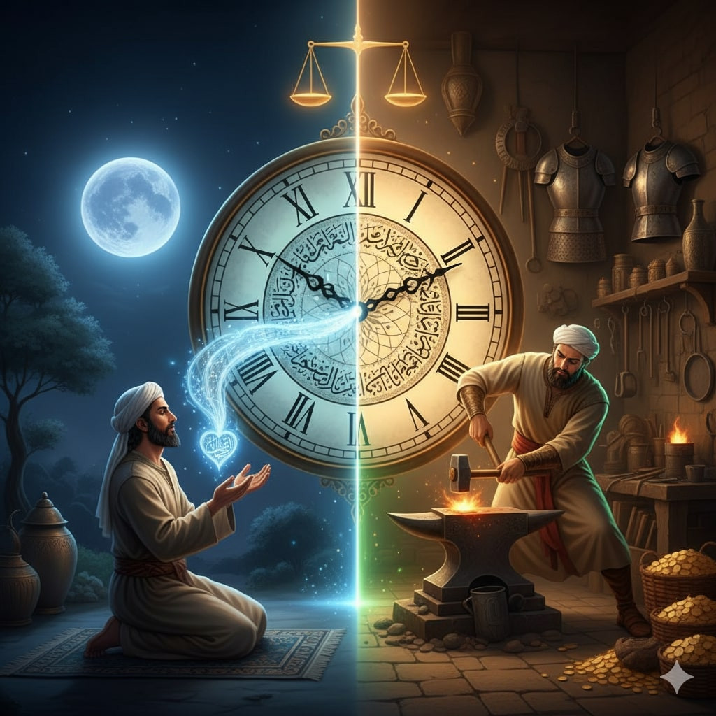 Dzikir 1/2 Hari, Kerja 1/2 Hari: Manajemen Waktu Nabi Daud yang Bikin Hidup Balance