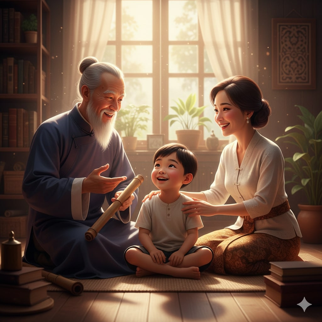 Kalau Cina Punya Kitab Tiga Karakter, Kita Punya Al-Qur’an & Adab Nusantara: Kenapa Dua Jalan Ini Bertemu pada Nilai yang Sama?