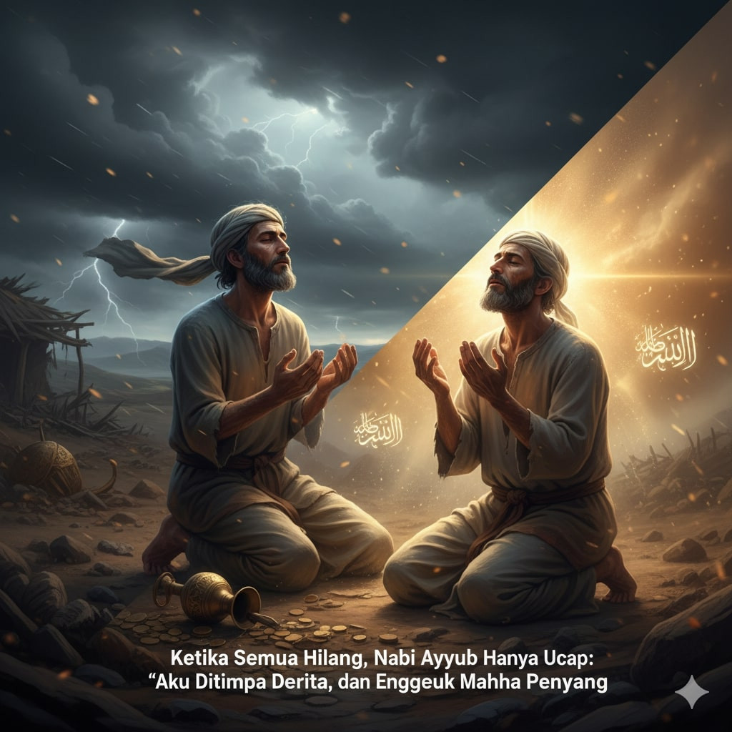 Ketika Semua Hilang, Nabi Ayyub Hanya Ucap: ‘Aku Ditimpa Derita, dan Engkau Maha Penyayang