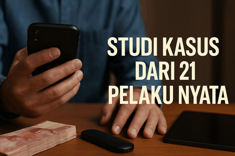 Rumus Menghasilkan 5–15 Juta/Bulan Hanya dari HP — Sistem Kerja 1 Jam/Hari (Studi Kasus dari 21 Pelaku Nyata)