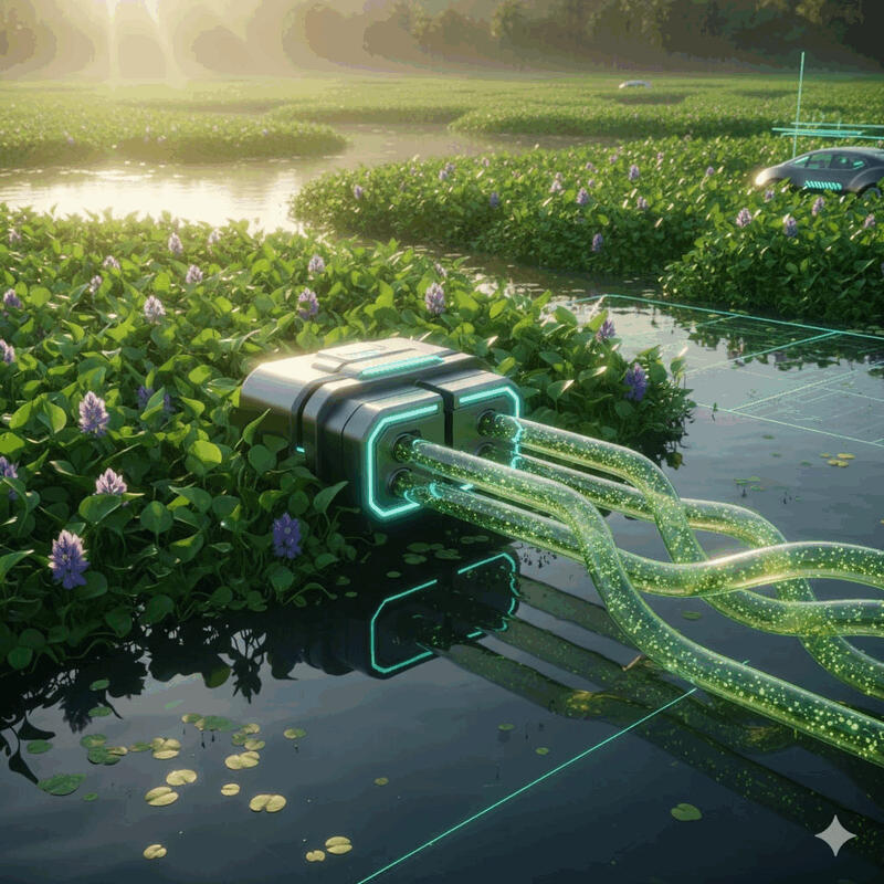 Saat Gulma Jadi Bahan Bakar: Teknologi Eco Green yang Mengubah Eceng Gondok Jadi Cairan Setara Premium