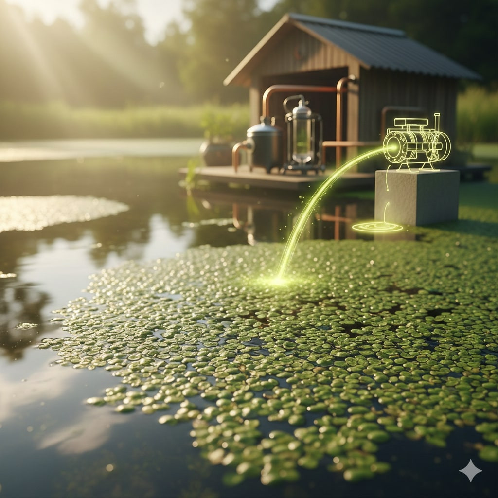 Wolffia: Tanaman Terkecil di Dunia yang Bisa Diubah Jadi Bahan Bakar Cair Pengganti Bensin