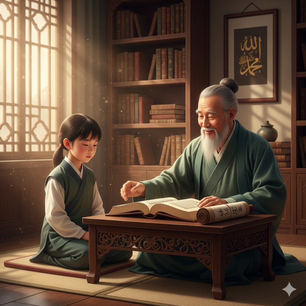 Adab Dulu Baru Ilmu: Bagaimana Kitab Tiga Karakter Menerapkan Prinsip yang Sama dengan Ulama Besar Islam