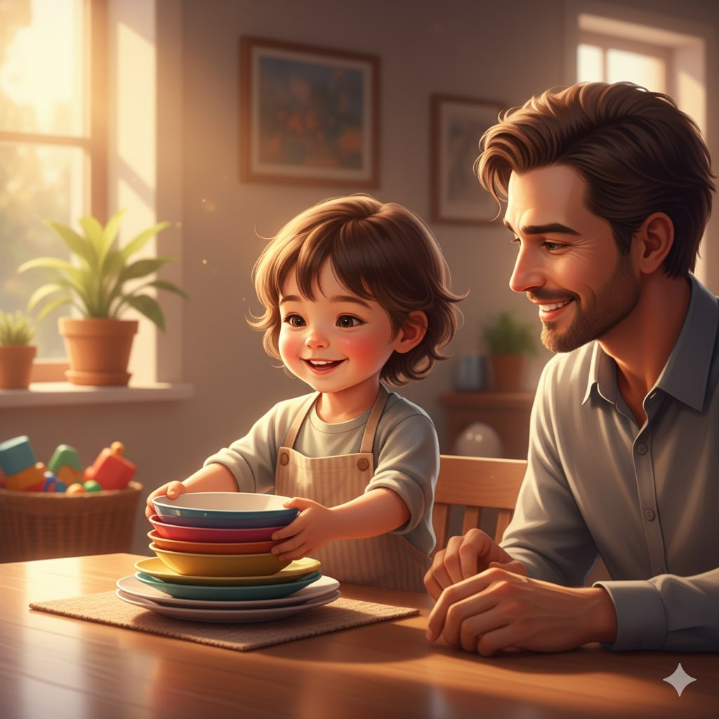 Beri Anak Tanggung Jawab Kecil — Supaya Mereka Tahu Rasanya Dipercaya