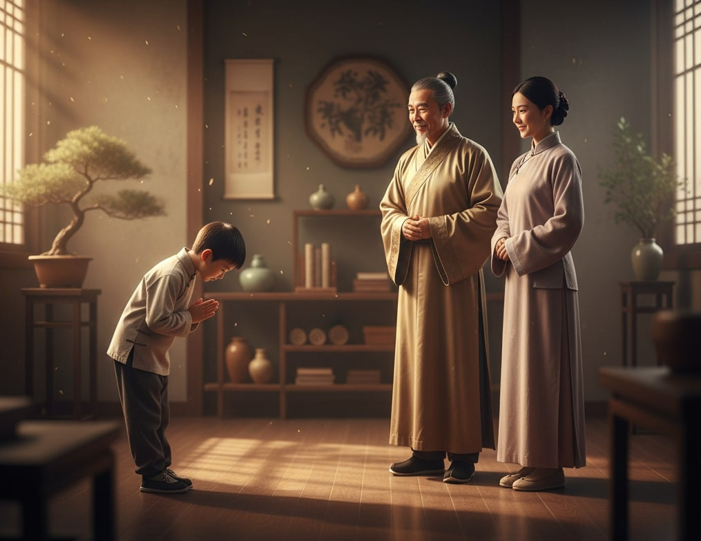 Hormat pada Orang Tua & Guru: Fondasi Kesuksesan Anak Cina di Masa Depan