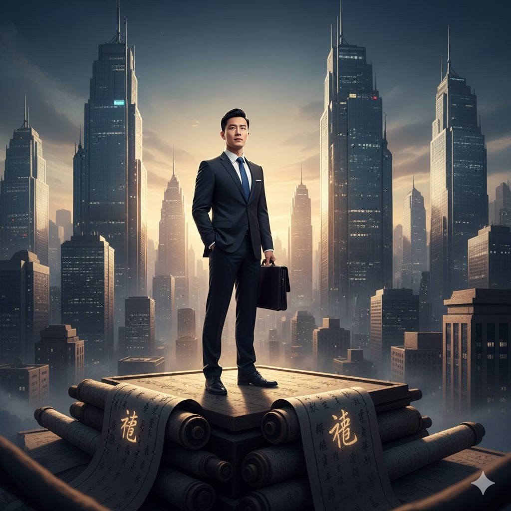 Pondasi Pengusaha Hebat: Pelajaran 700 Tahun Kitab Tiga Karakter untuk Generasi Bisnis Hari Ini