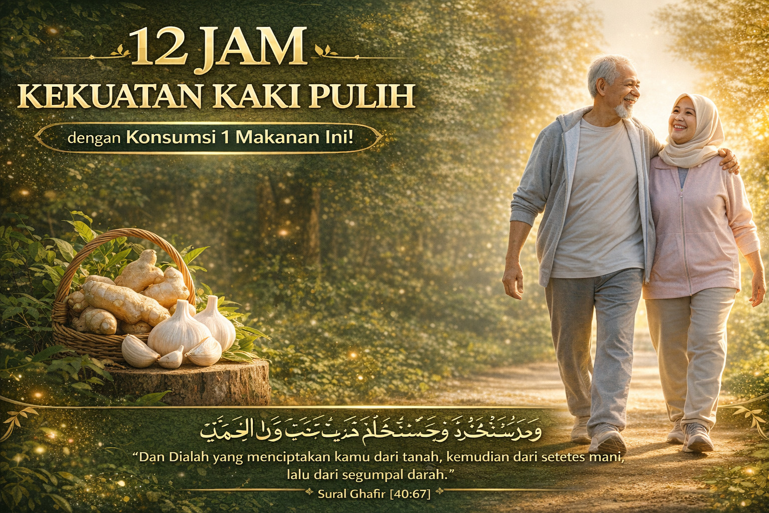PENTING❗️12 JAM KEKUATAN KAKI PULIH dengan Konsumsi 1 Makanan Ini!