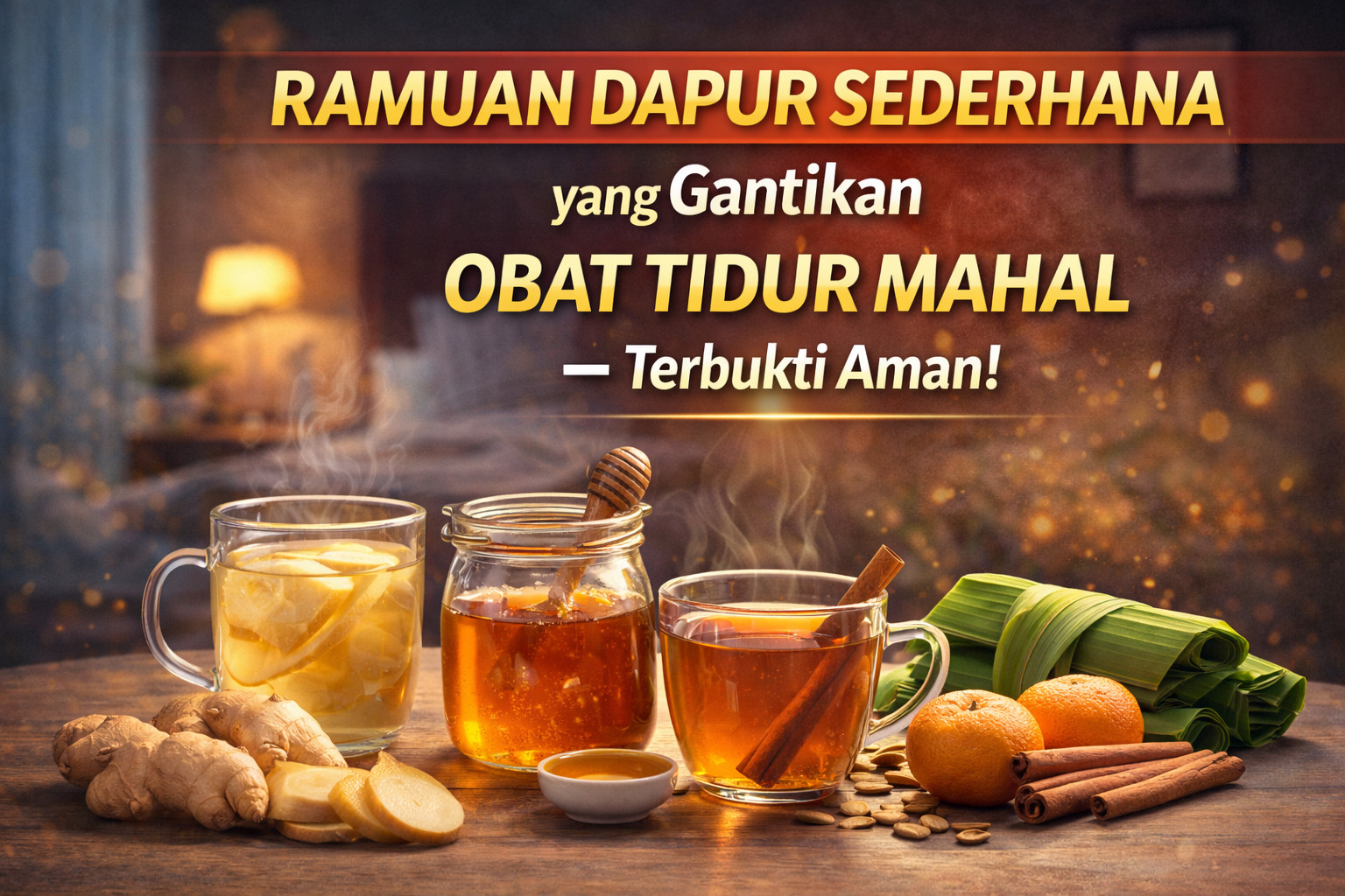 Ramuan Dapur Sederhana yang Gantikan Obat Tidur Mahal - Terbukti Aman!