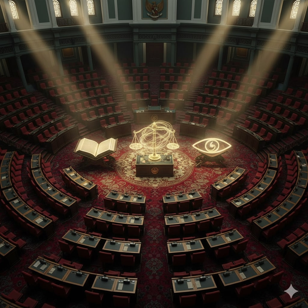 Tiga Fungsi DPR: Teks Konstitusi vs Praktik di Lapangan